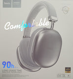 Hoco W35 Max On Ear Bluetooth 5.3 Wireless or with Aux HiFi Headphones 90 Hours Call / Music Time - Black - New