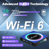 X88 pro Android TV Box 13.0, 4GB RAM 64GB ROM, Android Box 8K 4K Wi-Fi 6 TV Box with RK3528 Quad-Core 2.4G/5G Dual-Band Wi-Fi Bluetooth 5.0 USB 3.0