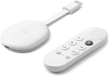 Google Chrome Cast with Google TV 4K Streaming Stick with Voice Search GA01919-CA