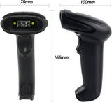 eSky Wireless Bluetooth Barcode Scanner CT007, Symcode USB Wired Handheld CCD Cordless Barcode Scanner with USB Receiver Support Storing Codes Rechargeable Bar Code Reader Long Battery Life