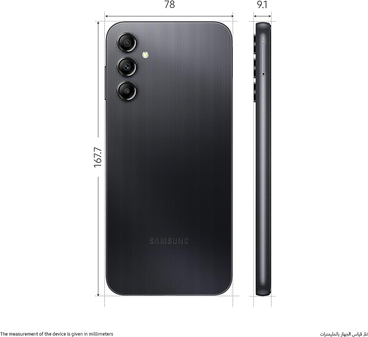 SAMSUNG Galaxy A14 SM-A145M/DS (128GB, 4GB) 6.6", Android 13, 5000mAh