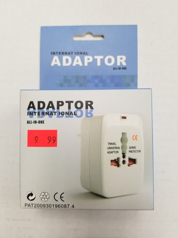 AC Universal World Travel Adapter for AC Wall Outlets covers 150 Countries - New
