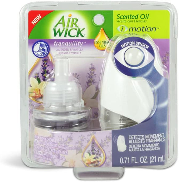 AIR WICK i motion Scented Oil Warmer Kit: Tranquility Lavender & Vanilla