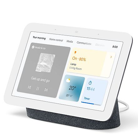 Google Nest Hub 2nd Gen Model # GA01892-CA - Smart Home Device with Google Assistant - Charcoal