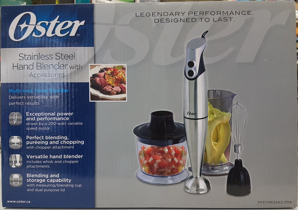 Oster Whip Stick Hand Blender - Stainless Steel - New - Razzaks Computers - Great Products at Low Prices