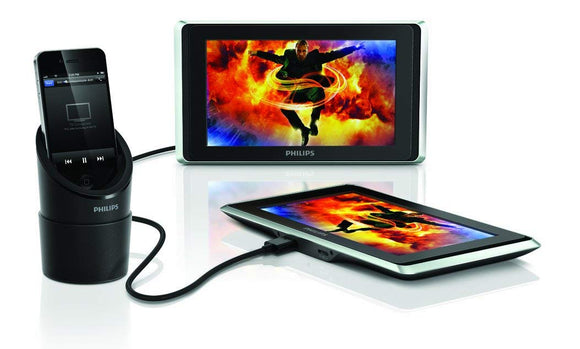 Philips PV7002i/37 TwinPlay 7-Inch Dual Screen In-Car Video Viewer for iPod, iPhone and iPad 4th Gen - Razzaks Computers - Great Products at Low Prices