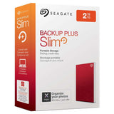 Seagate Backup Plus Slim 2TB 2.5" USB 3.0 Portable External Hard Drive (STHN2000406) - Gray - Razzaks Computers - Great Products at Low Prices