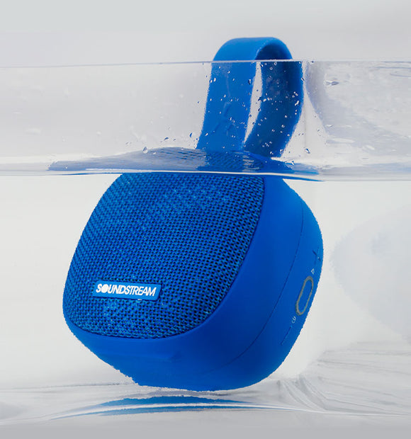 Soundstream H2GO Wireless Bluetooth Speaker with MicroSD slot (Blue) - New - Razzaks Computers - Great Products at Low Prices