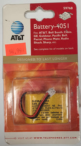 AT&T - Battery 4501 - 3.6V - 270mAh - Ni-Cd