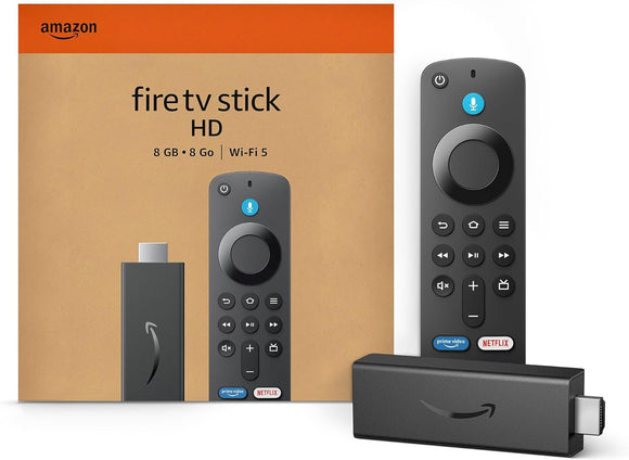 Amazon Fire TV Stick HD with All-New Alexa Voice Remote, smart home controls, streaming media player - Brand New