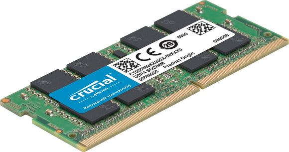 Crucial RAM 16GB (1x16GB) DDR4 3200MHz CL22 (or 2933MHz or 2666MHz) Laptop Memory CT2K16G4SFRA32A