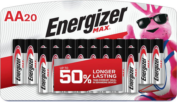 Energizer Max AA 20 Battery pack