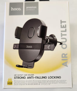 Hoco AC Air Vent in-Car Cell Phone Holder H18 360 degree Strong Clamping Arm - New