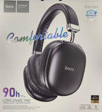 Hoco W35 Max On Ear Bluetooth 5.3 Wireless or with Aux HiFi Headphones 90 Hours Call / Music Time - Black - New