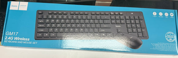 Hoco GM17 2.4G Wireless Keyboard and Mouse Combo - New