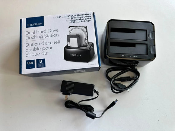 Insignia Dual Hard Drive Docking Station for 2.5