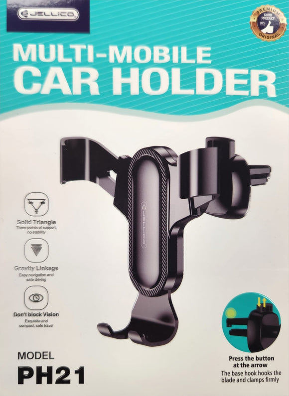 Jellico Gravity Universal Cell Phone Holder for Car AC Vent PH-21 - New