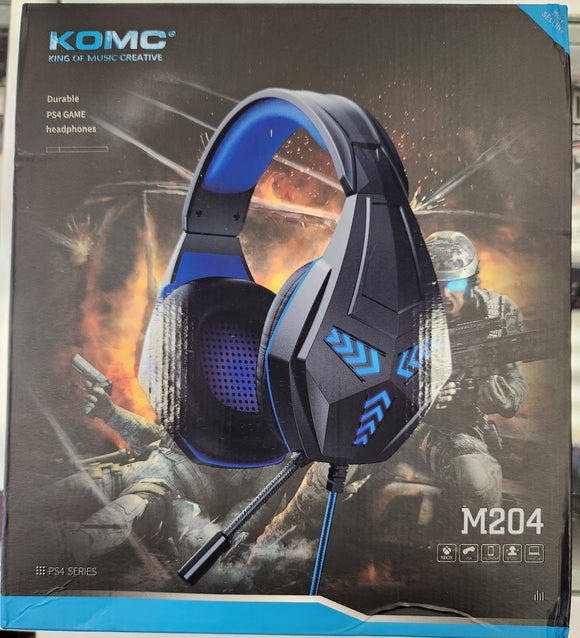 KOMC M204 Gaming Headset for PS4 / XBox One - New