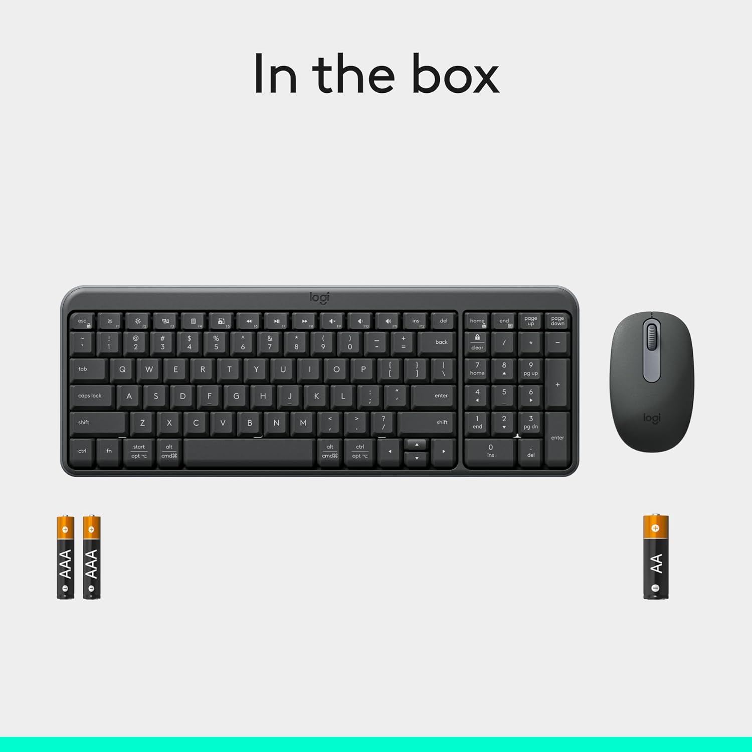 Logitech MK250 Bluetooth Wireless Mouse and Keyboard Combo: Fast & Eas