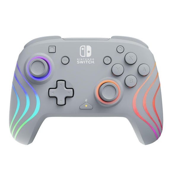 PDP Afterglow Wave Wired Controller for Nintendo Switch - Grey - New