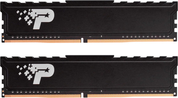 Patriot Signature Premium DDR4 16GB (2x8GB) 2666MHz (PC4-21300) UDIMM kit with Heatshield PSP416G2666KH1