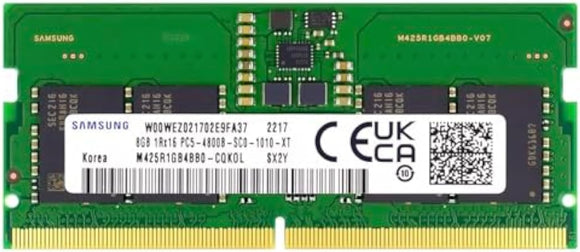 Samsung 8GB DDR5 4800 MHz PC5-38400 SODIMM Laptop Memory RAM (M425R1GB4BB0-CQK)