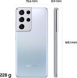 Samsung Galaxy S21 Ultra 5G SM-G998U 12GB RAM 128GB 108MP Prism Black Unlocked Smartphone - Used A-