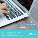 TP-Link Archer TX10UB Nano AX900 Wifi 6 Dual Band USB and Bluetooth 5.3 Adapter, for Windows