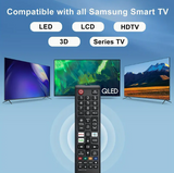 Universal Remote For All Samsung TV Remote, Replacement For All Samsung Smart TV, LED, LCD, HDTV, 3D Series TV - New