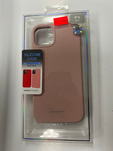 iPhone 13 Silicon Case by Mercury Rose Gold - New