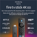 Amazon Fire TV Stick for Canada 4K HDR MAX with Next-Gen Wi-Fi 6, streaming media player - Brand New