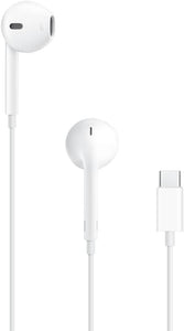 Apple EarPods with USB-C Connector - Microphone with Built-in Remote to Control Music, Phone Calls, and Volume. Wired Earbuds
