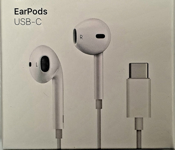 EarPods with USB-C Connector - Microphone with Built-in Remote to Control Music, Phone Calls, and Volume. Wired Earbuds