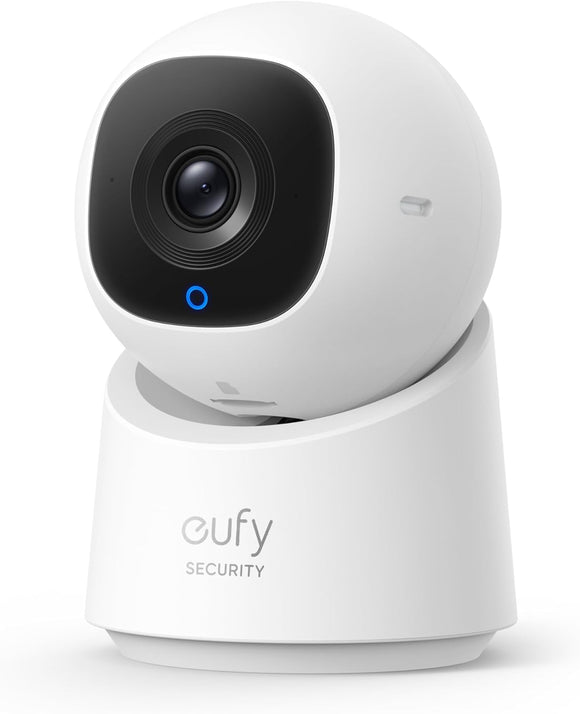 eufy Security Indoor Cam C220, Security Camera with 360° PTZ, Plug-in Security Indoor Camera with 2.4G Wi-Fi, 2K Resolution, Human/Motion AI, Night Vision, AI Tracking