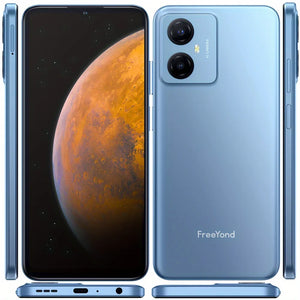FreeYond F9 - 64GB ROM 2GB RAM GSM 6.52" LCD 13MP Dual Camera 5000mAh Unlocked Android 4G LTE Smartphone - Blue