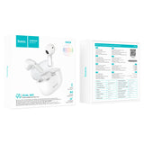 Hoco EW29 Dual Mic True Wireless Bluetooth 5.3 Earbuds with Wireless Charging Case White - New