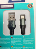 Jellico USB Lightning Fast Charging Cable 3.1A Max - Super Strong 2 meters for iPhone, Ipad B12 - New