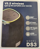 Jellico Portable Bluetooth Wireless Speaker V5.2 DS3 - Brand New