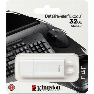 Kingston 32 GB USB-A Drive DataTraveler Exodia KC-U2G32-5R USB 3.2 - New