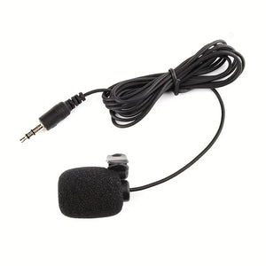 Lavelier Microphone Wired with 3.5mm Connector for Karaoke or Social Media - New