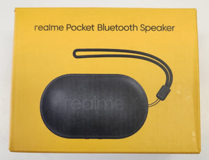 Realme Pocket Bluetooth Wireless Speaker Black RMA2007 IPX5  - Brand New