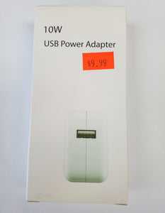 USB Power Adapter compatible for Apple iPhone, iPads, Cell Phones and Tablets 10 watts - New - Razzaks Computers - Great Products at Low Prices