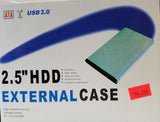 2.5 inch Hard Drive External Case with USB 2.0 - New - Razzaks Computers - Great Products at Low Prices