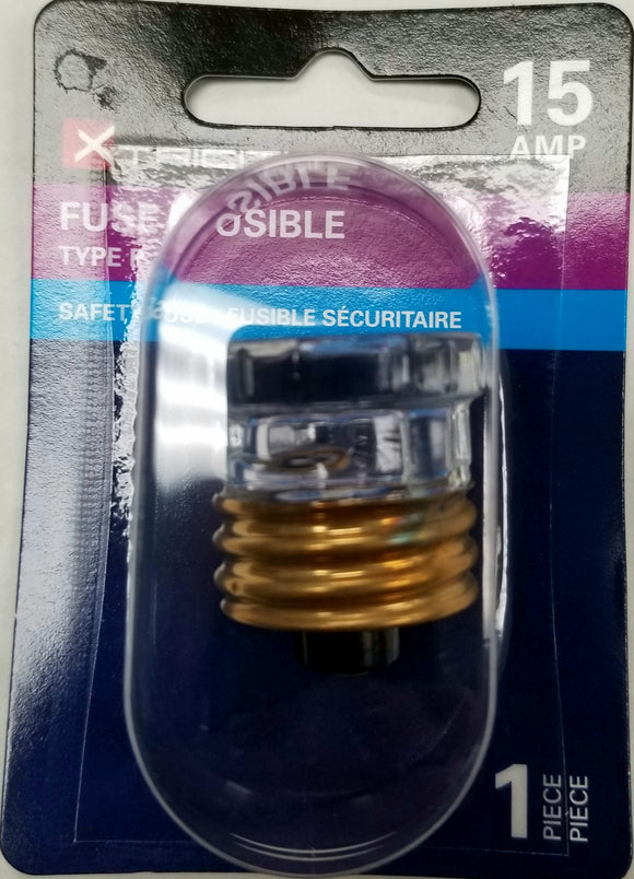 Xtricity safety fuse Type-P 15 AMP- 1 Pc
