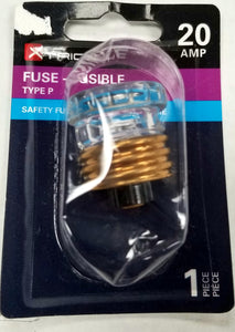 Xtricity Safety Fuse Type-P 20 AMP- 1 pc