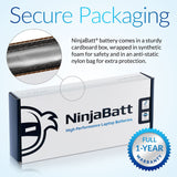 NinjaBatt Battery for HP 776622-001 752237-001 728460-001 LA04 15-N210DX 15-F162DX 15-F100DX LA04DF 15-F010DX 15-F004WM 15-F305DX 15-N013DX LAO4 - High Performance [4 Cells/2200mAh]