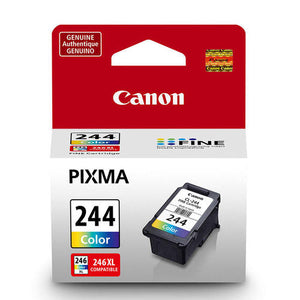 Canon PG-244 Genuine Ink Cartridge, Color