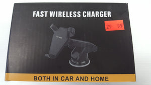 Wireless Cellphone Charger - Car and Home - Fast QI Compliant - Black - Razzaks Computers - Great Products at Low Prices