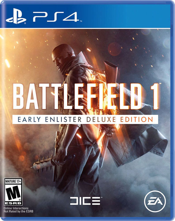 PS4 PlayStation Game Battlefield 1 Early enlister Deluxe Edition - Used