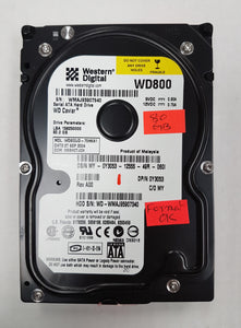 Western Digital 80 GB IDE Model WD80JD WD Caviar  - USED - Razzaks Computers - Great Products at Low Prices